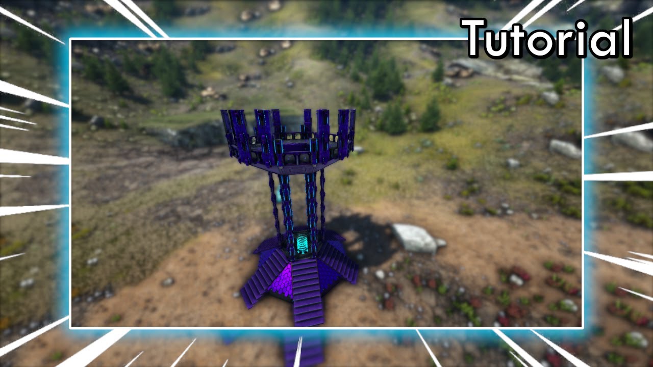 ARK: How To Build A Tek Watchtower | Build Tutorial (Easy)