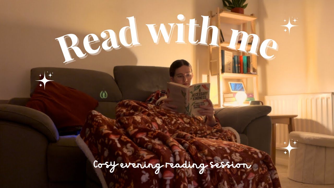 read with me 📚 | 30 minutes, no talking, lo-fi background music🎶, cosy lighting 