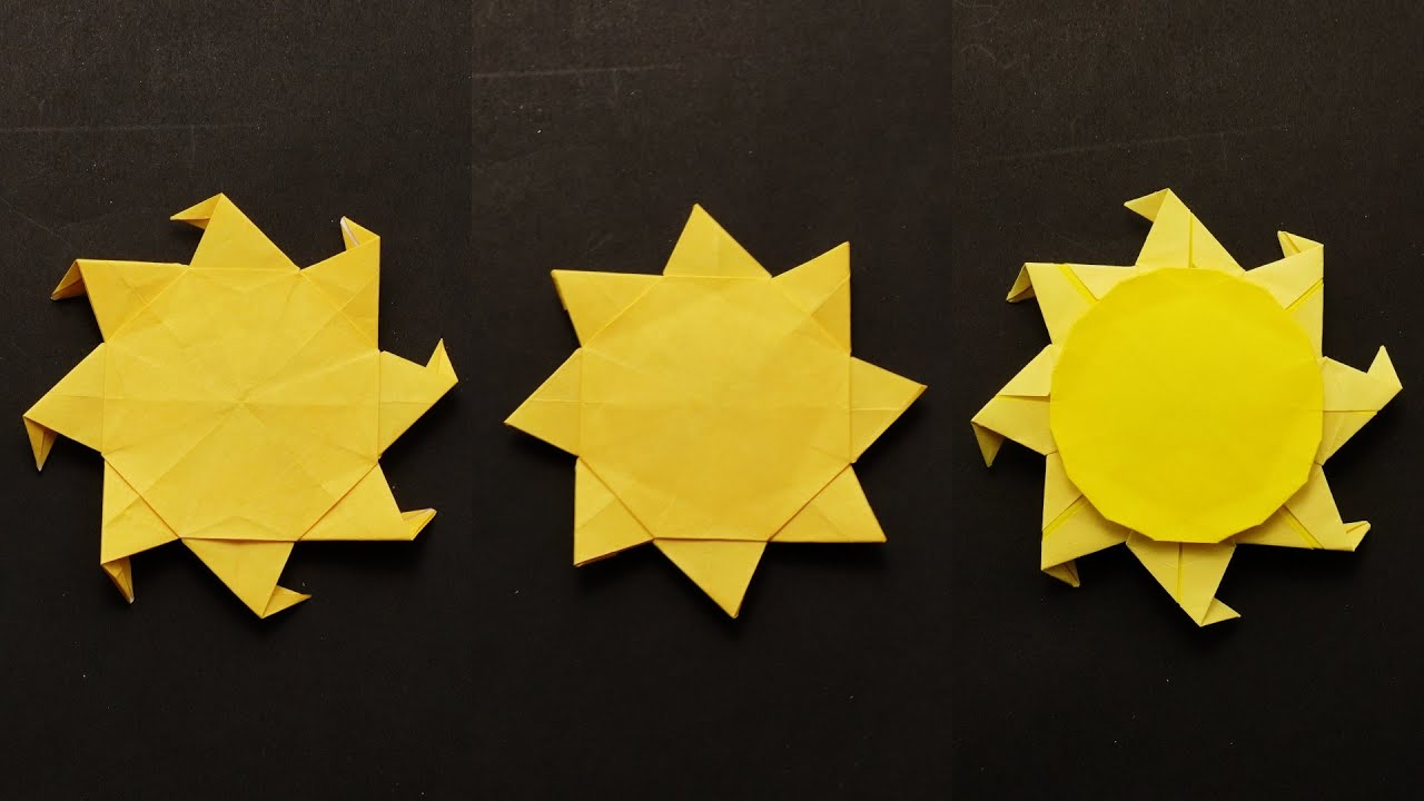 ORIGAMI SUN  (Jo Nakashima) - Optional variations