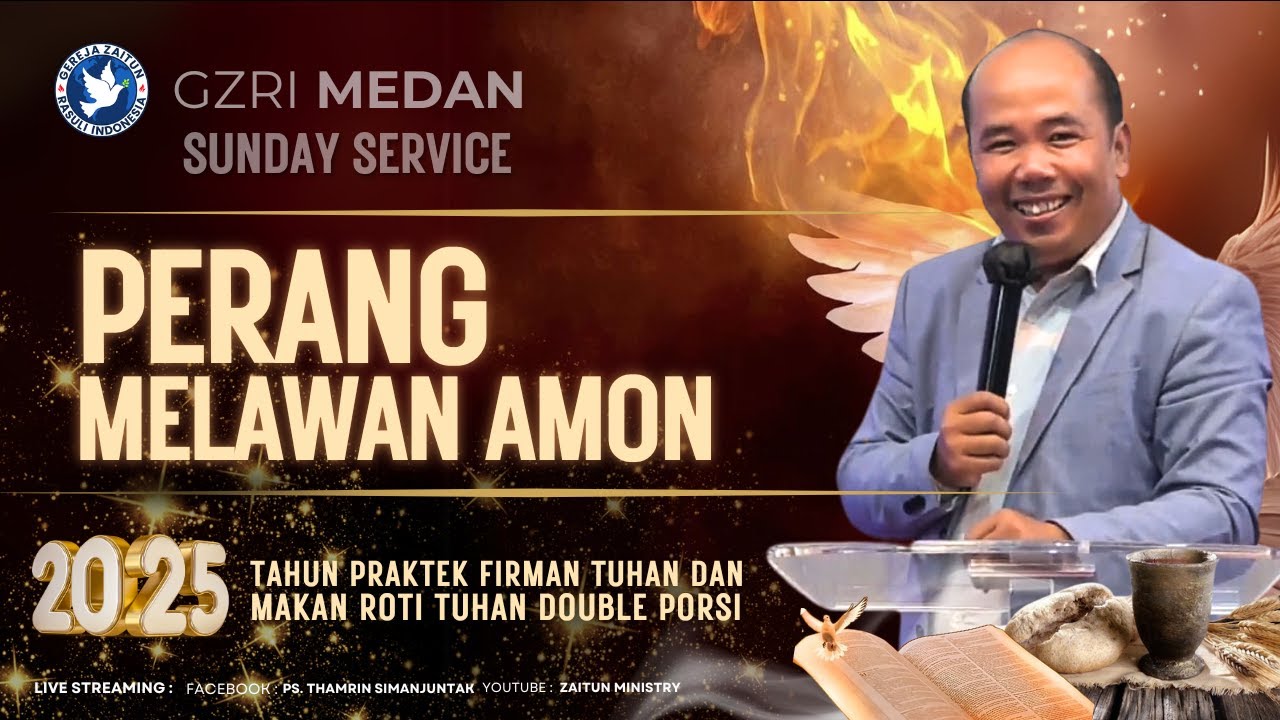 Sunday Service 1 | PERANG MELAWAN AMON | 05/01/2025 (Ps. Bahyu Pardede)