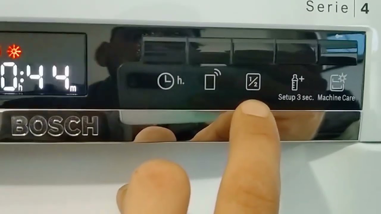 BOSCH BULAŞIK MAKİNESİ KULLANIMI