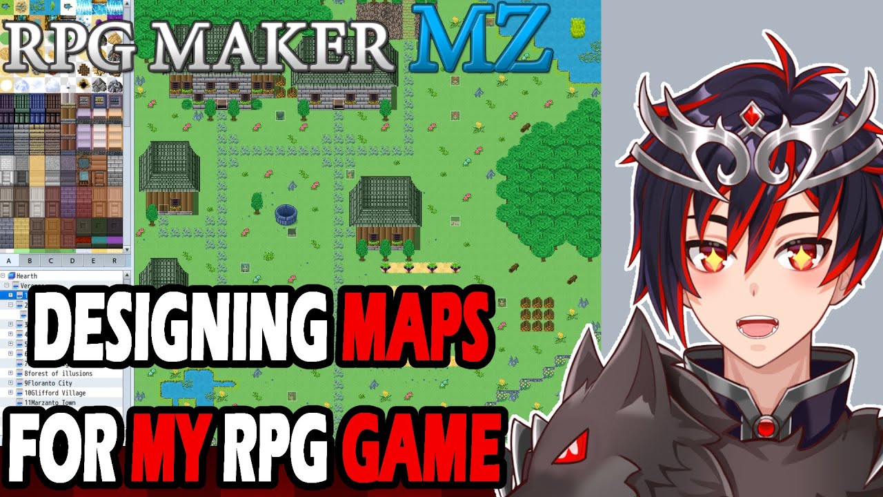 I'm mapping out my maps so that my RPG indie game "Hearth" looks good