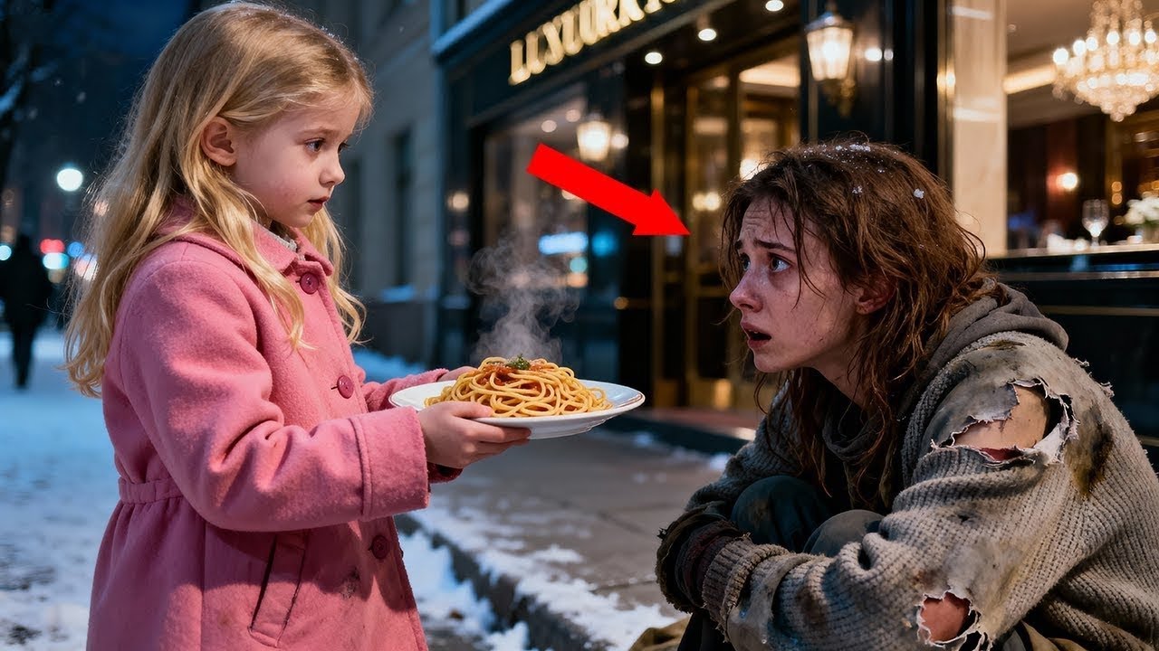 Filha de Bilionário Dá Comida a Mulher Congelando, Mas a Reação do Pai Deixa Todos Chocados!