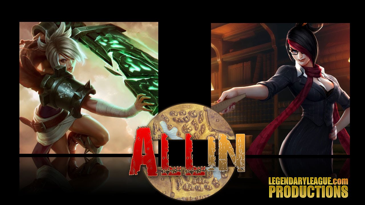League Of Legends - ALL IN - Fiora vs Riven