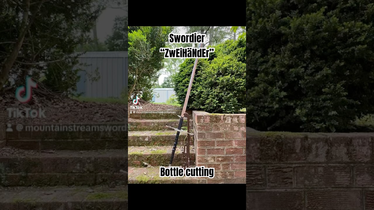 First cutting session with Swordier’s SWM-1039 “Zweihänder” 