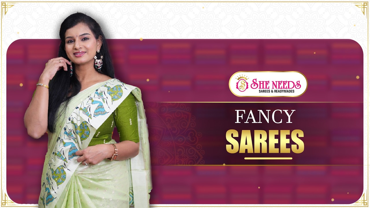 Fancy Sarees ✨💃 | Stylish & Trendy Collection | She Needs Saree World