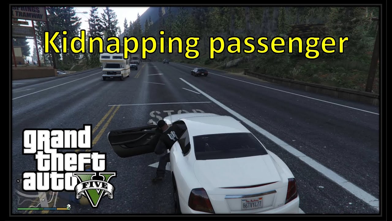 GTA V - Kidnapping passenger