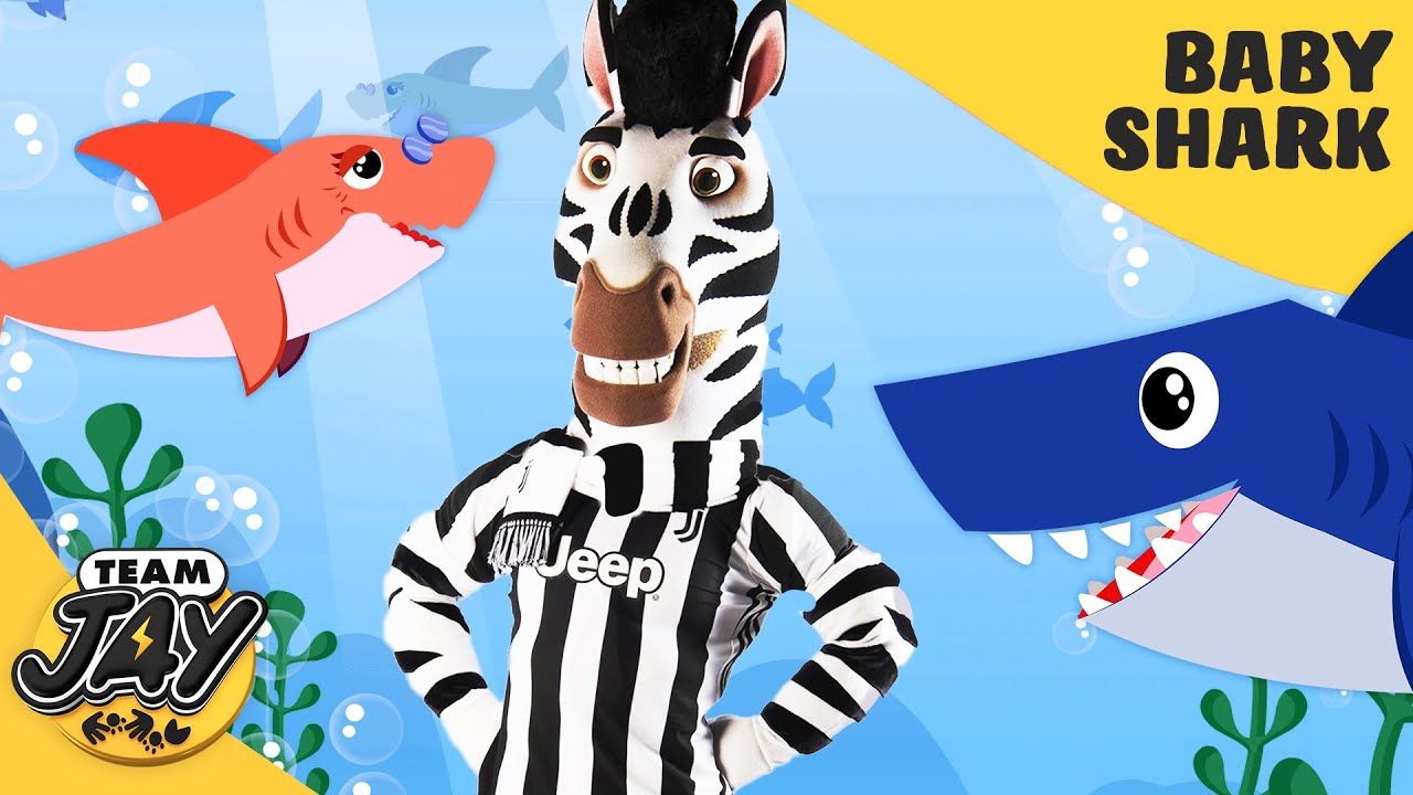 NUOVO! 🦈🦓Noi balliamo Baby Shark con Jay | By Juventus