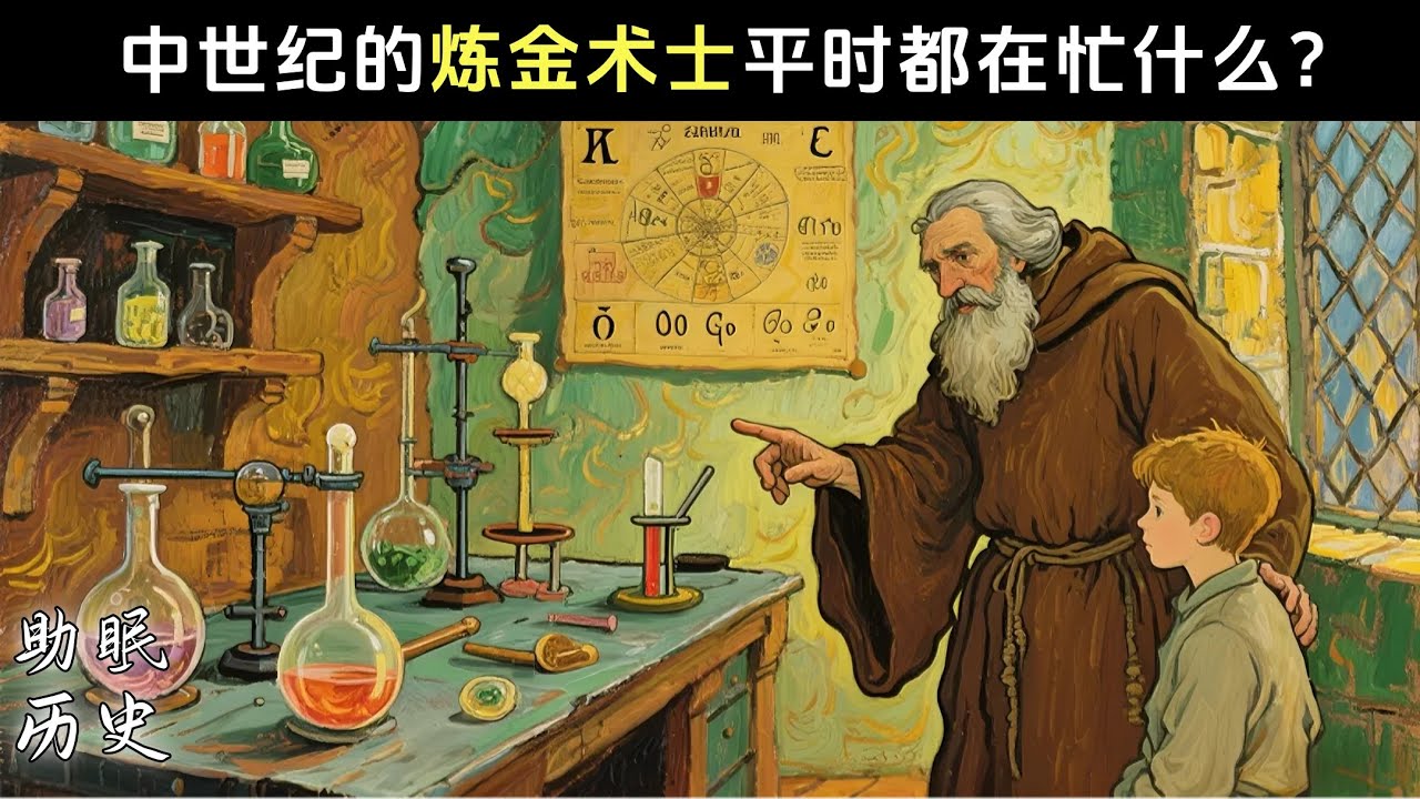 中世纪的炼金术士都在忙什么？#助眠 #历史 #asmr #睡前故事 #睡眠 #中世纪 #沉浸式 #炼金术士