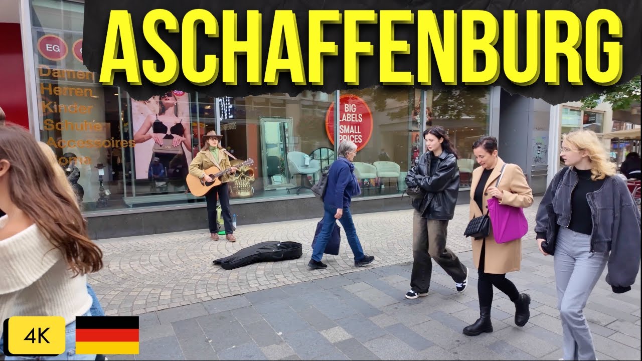Aschaffenburg 4k / Aschaffenburg Germany Walking Tour / #aschaffenburg #walkingtour4k