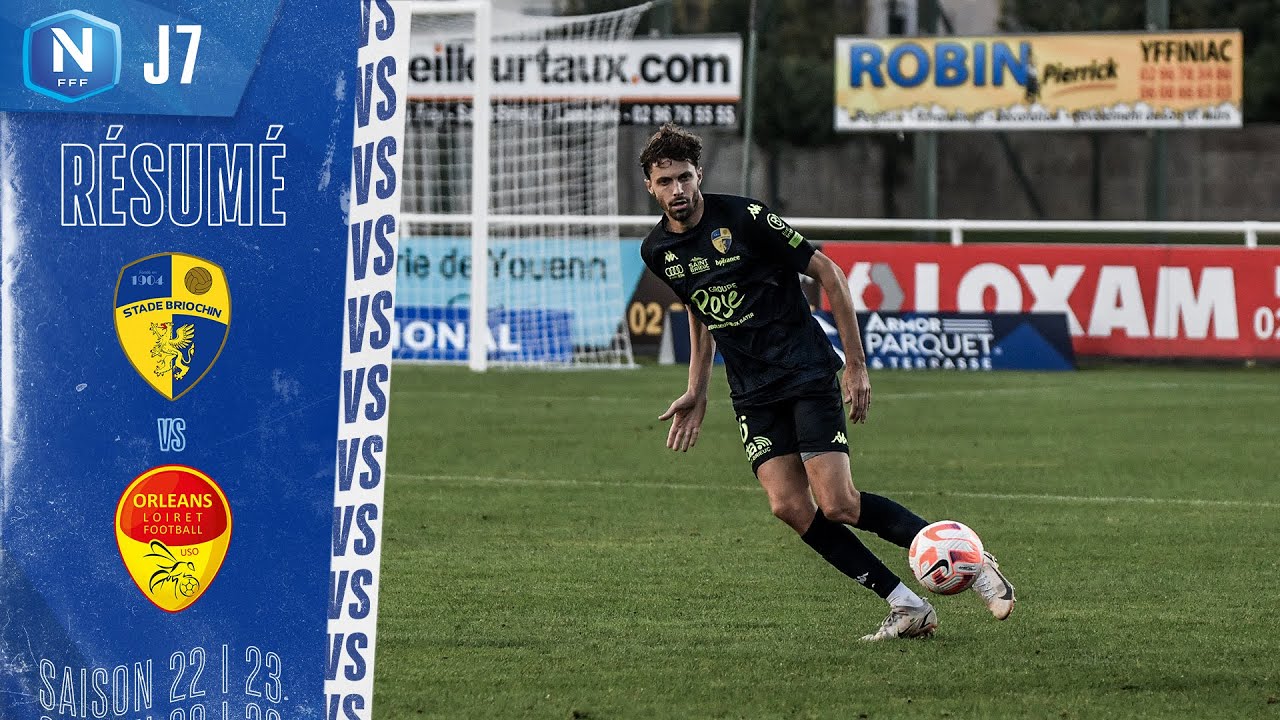 J7 | Stade Briochin - US Orléans (1-1), le résumé | Championnat National FFF 2022-2023