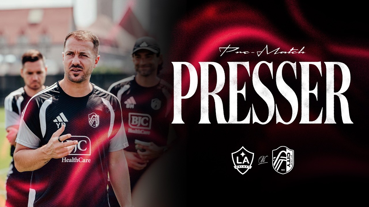 Yoann Damet and Totland Pre-Match Presser | LA Galaxy vs St. Louis CITY SC