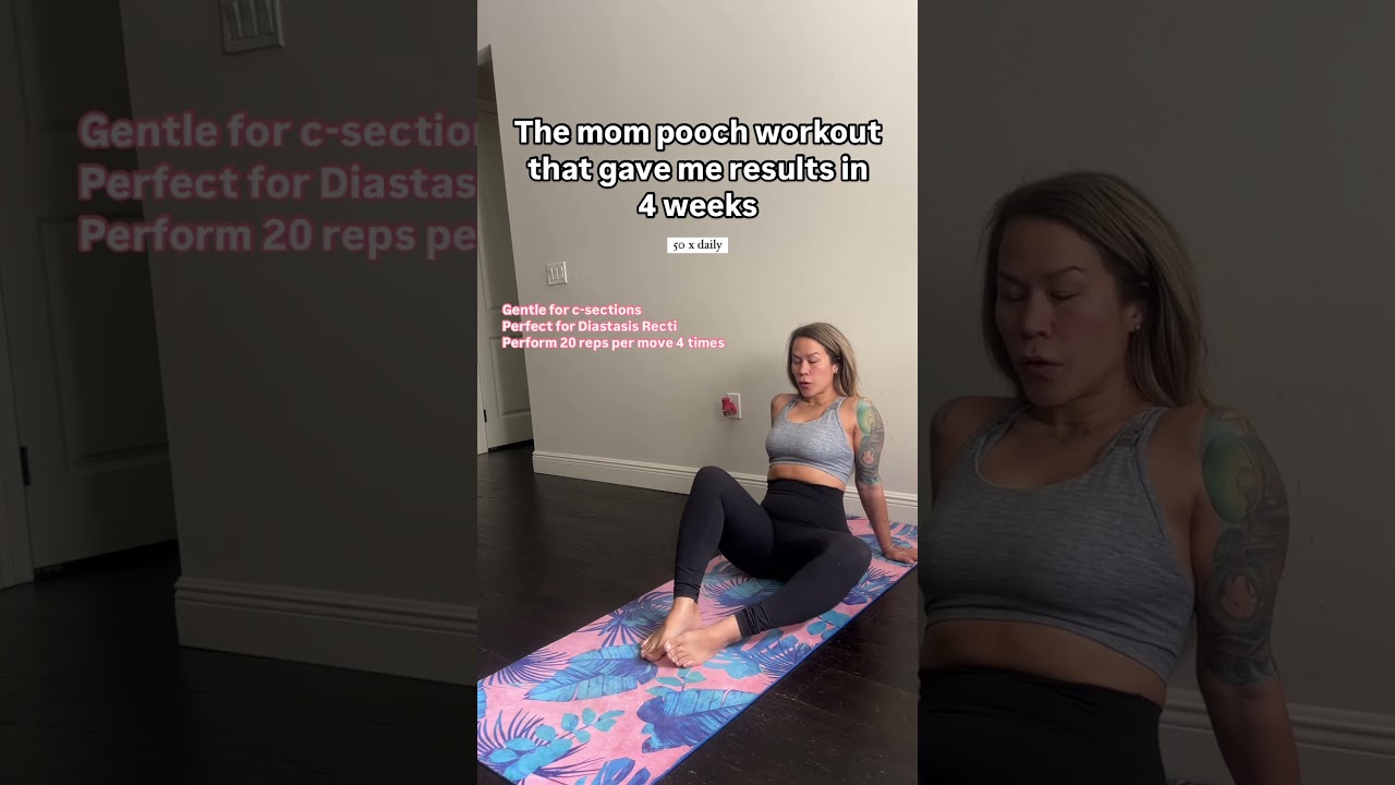 The mom pooch workout that gave me results in 4 weeks!