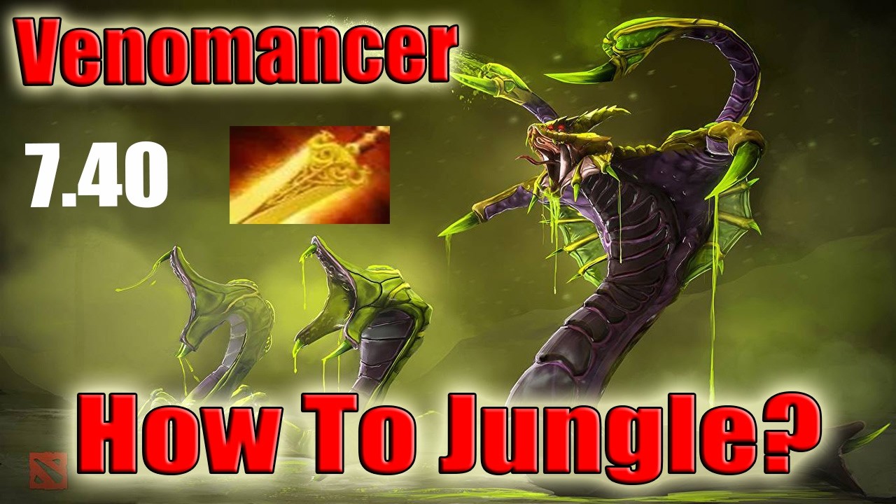 DoTa 2 How To Jungle Venomancer Patch 7.40 iRG