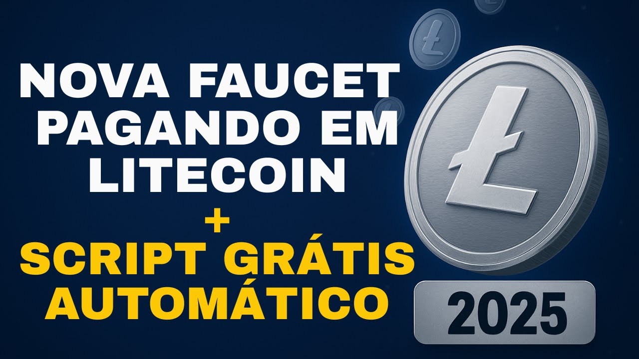 💰 Nova Faucet Pagando em Litecoin + Script Gr&aacute;tis Autom&aacute;tico para Ganhar Criptomoedas 2025