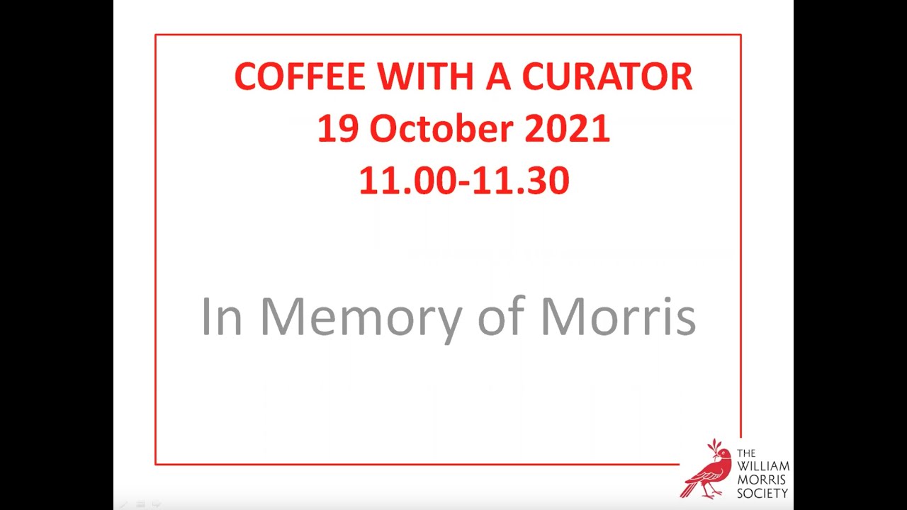 Coffee with a Curator: In Memory of Morris