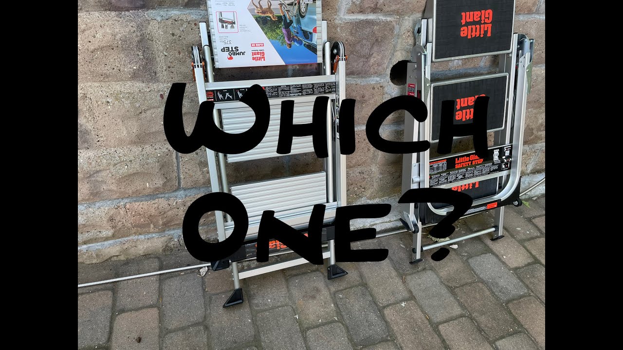 Little Giant Step Ladders 1A and 1AA Comparison - What's the Difference?