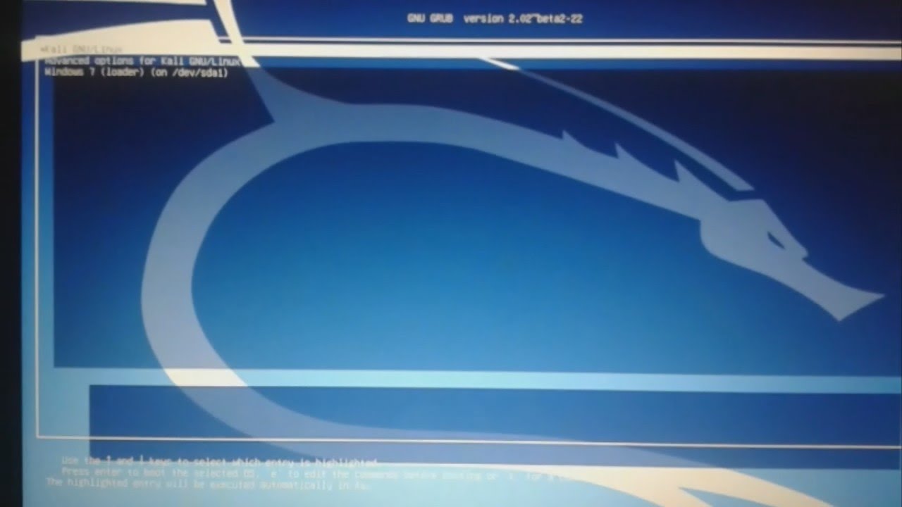How to change default OS on dual boot (Kali Linux to Windows)