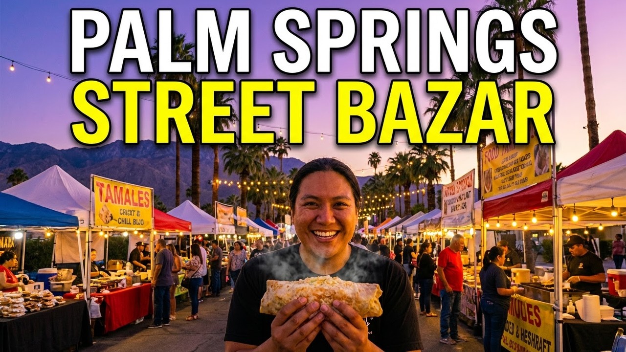 A Night at Palm Springs' Thursday Street Market During Modernism Week
