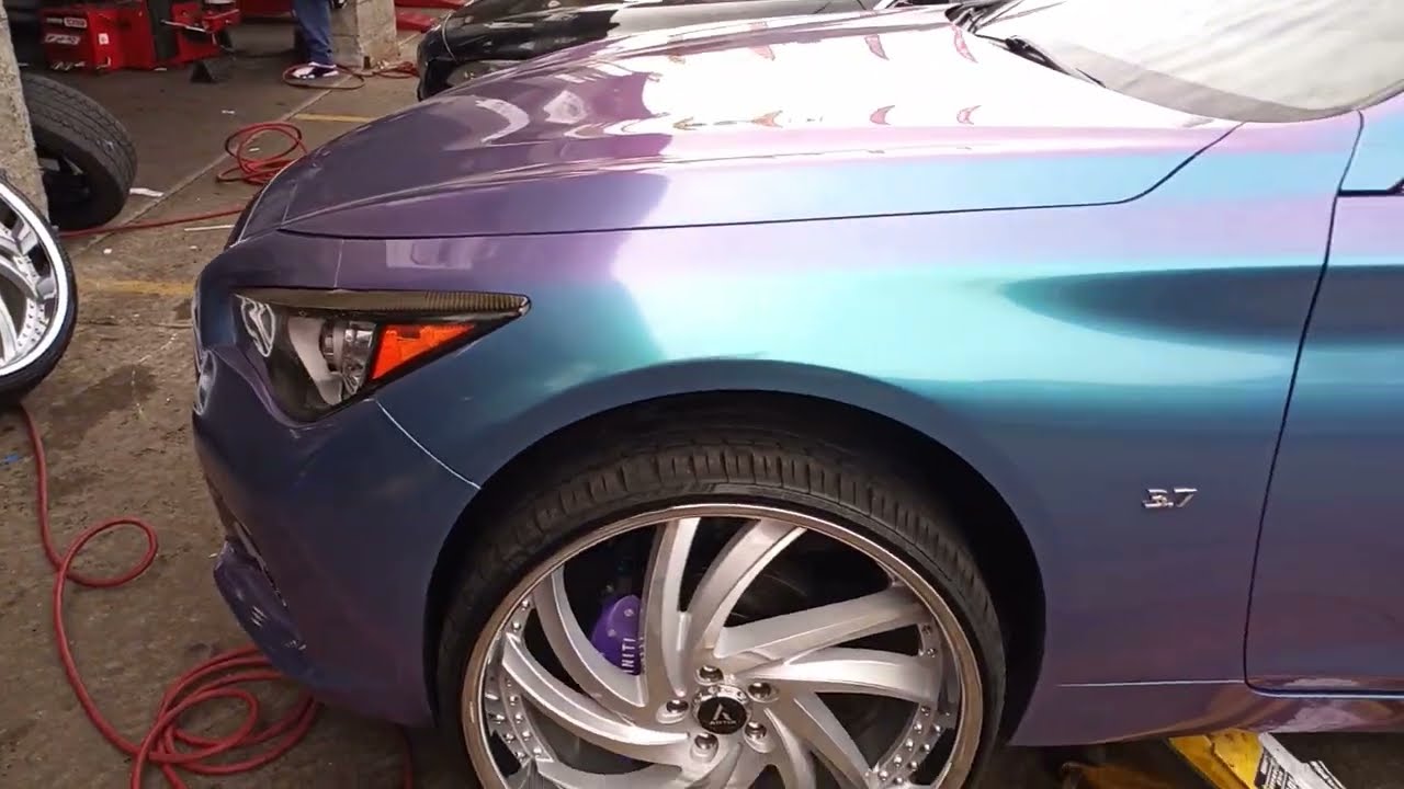 How I put 24 inch rims on my Infiniti Q50
