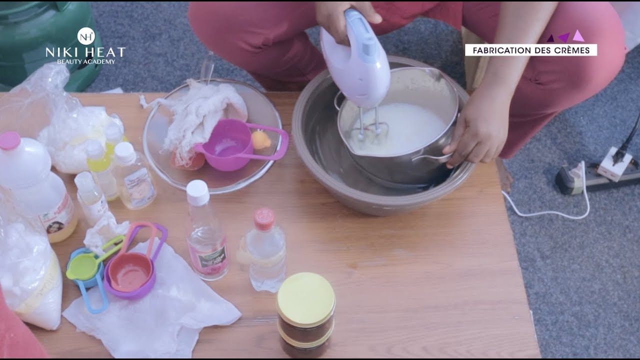Fabrication des crèmes hydratante naturelle | Vidéo Tutoriel | Formations cosmétique | Niki Heat