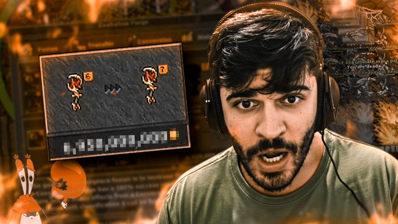 O ITEM FORJADO de BILHÕES 💸 | Tomou UM ÚNICO HIT de 8 MIL e o cara SUMIU | Tibia Ferumbrinha