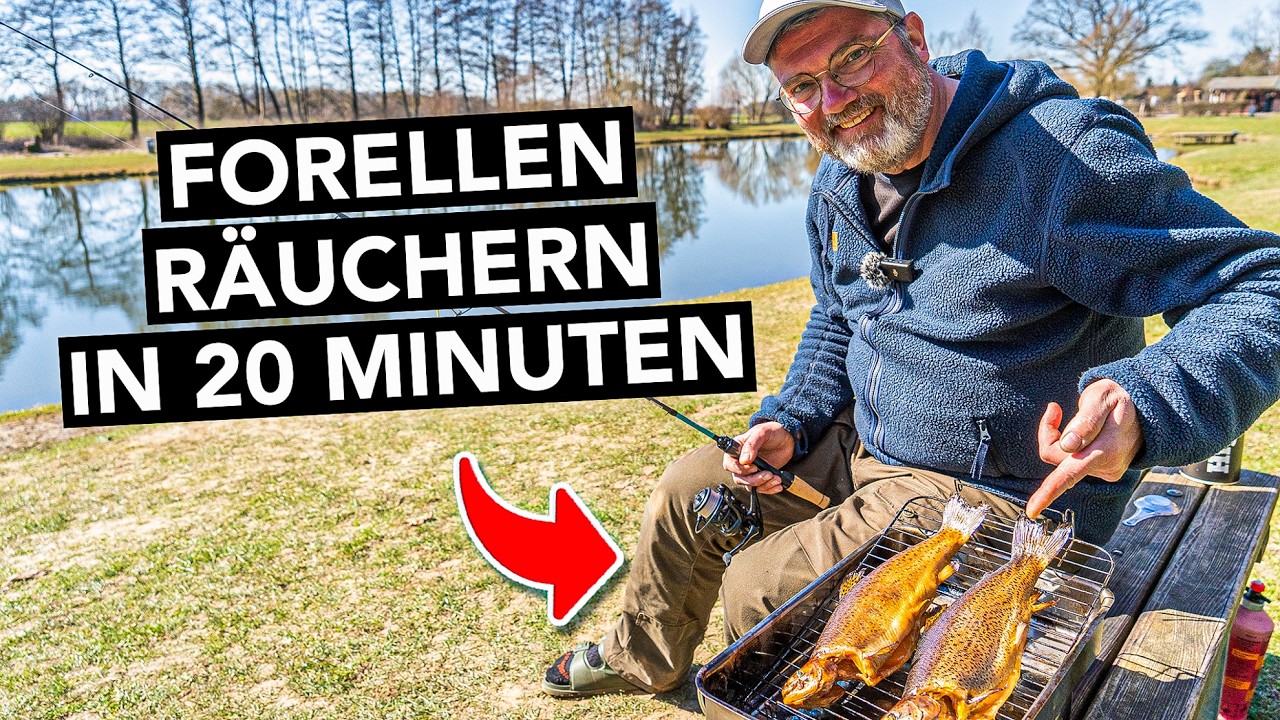 Forellen räuchern im Tischräucherofen 🔥 Schnell, einfach und mega lecker