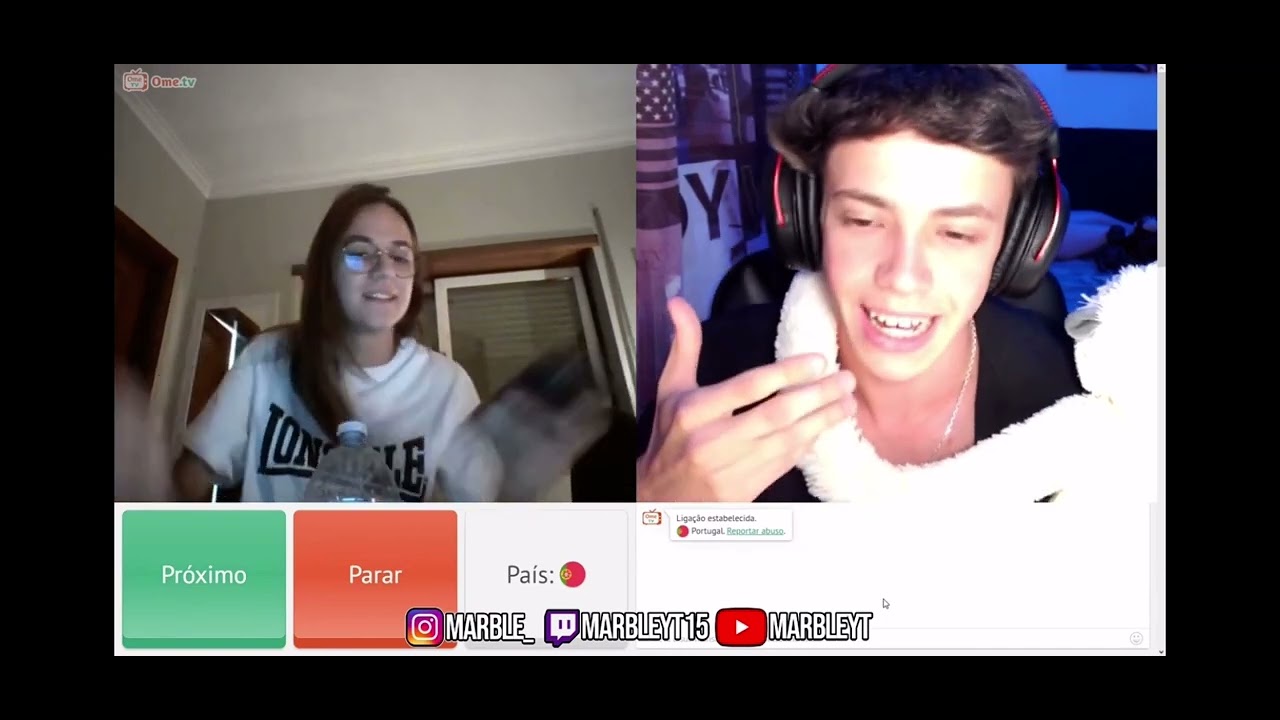 MARBLE BRIGA COM 2 RAPARIGAS NO CHAT PT