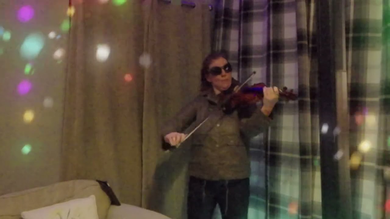 TOP GUN theme on acoustic violin