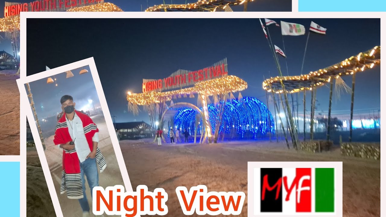 Night view || Mising youth festival 2026 || dipen kaman