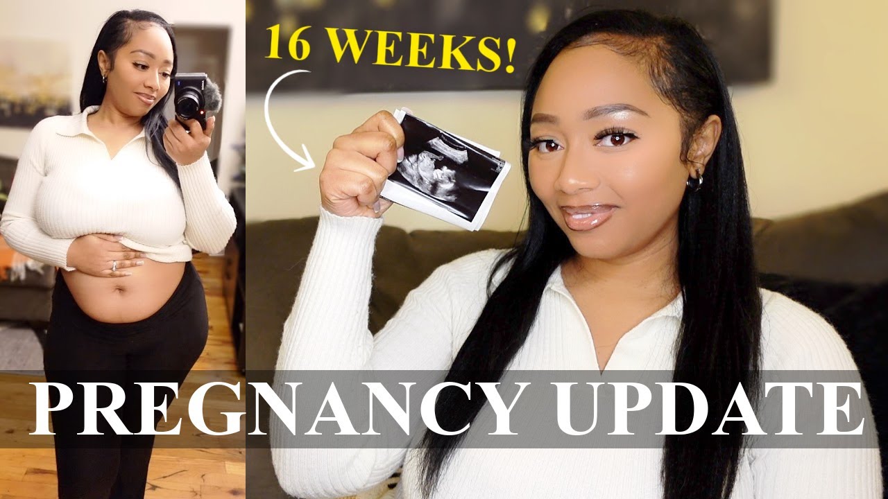 16 WEEK PREGNANCY UPDATE: Belly Shot, Nausea, Prenatal Vitamins & Baby's Growth!