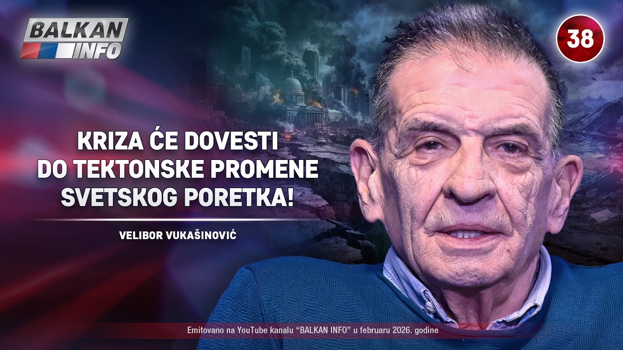 INTERVJU: Velibor Vukašinović – Kriza će dovesti do tektonske promene svetskog poretka! (16.2.2026)