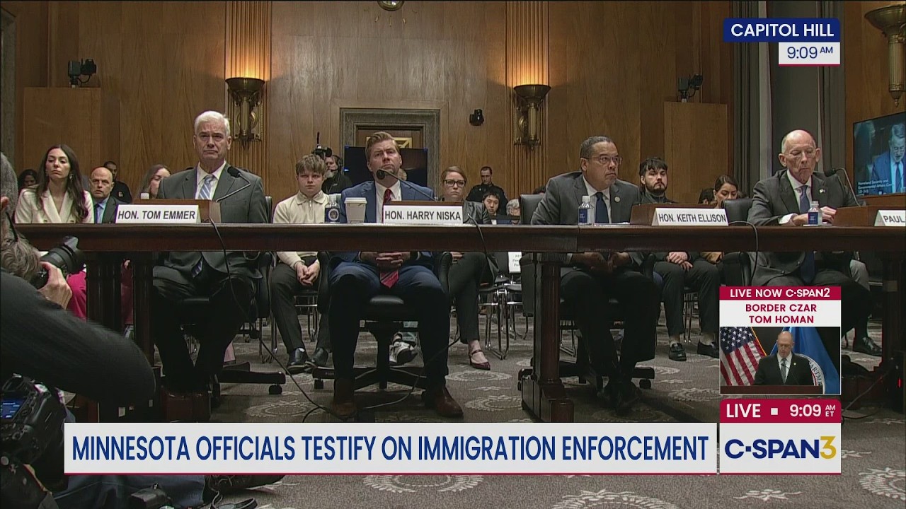 Minnesota & ICE Officials Testify Before Senate Committee