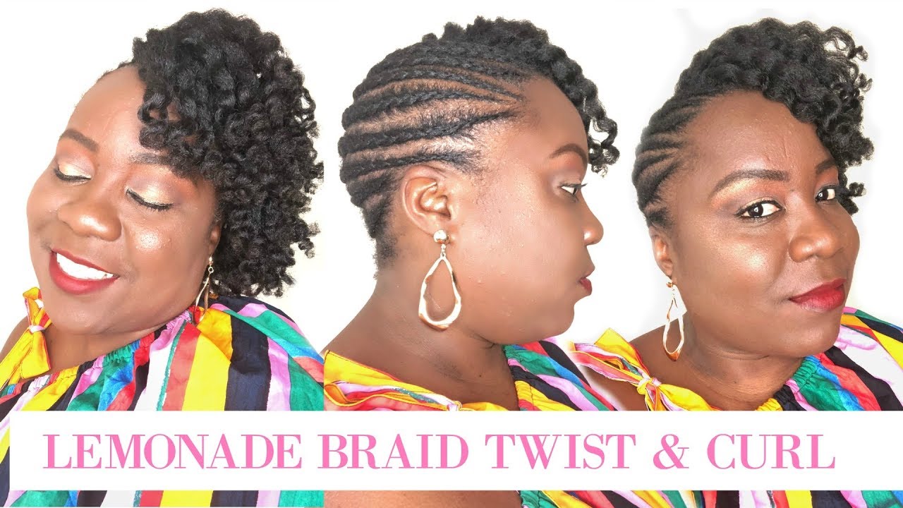 Lemonade Braids Twist and Curl on Natural Hair
