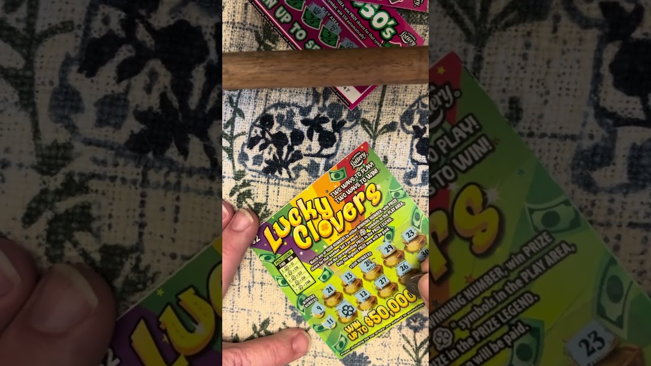 $20 Florida Lottery scratchers session￼ (first video still trying to figure it out)