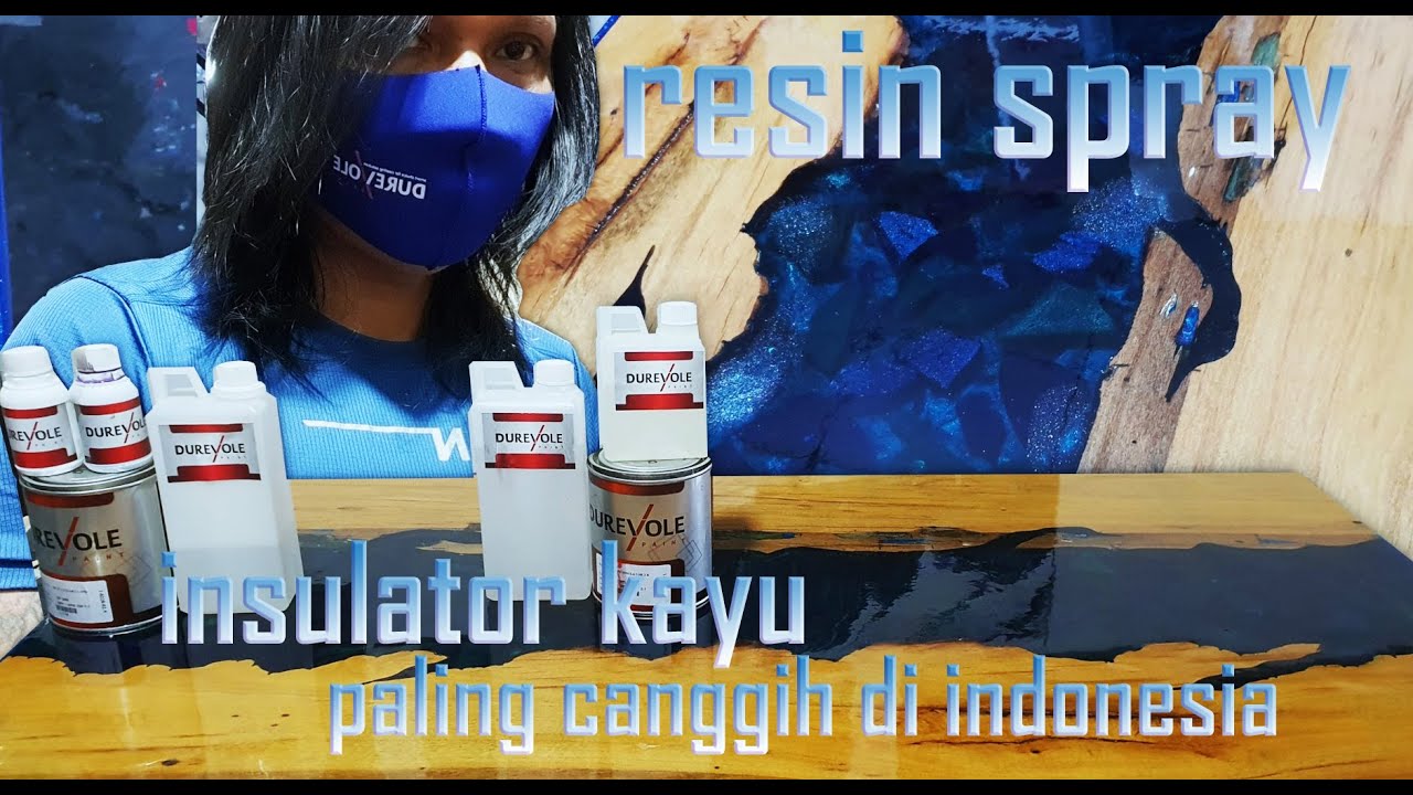 insulator untuk membekukan getah kayu. sebelum di cor resin dan clear coating.