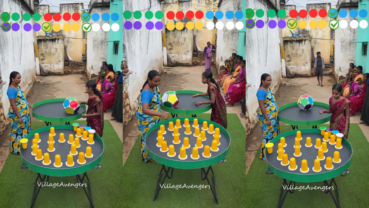 Roll the colour dice and open the same colour challenge|| Village Avengers