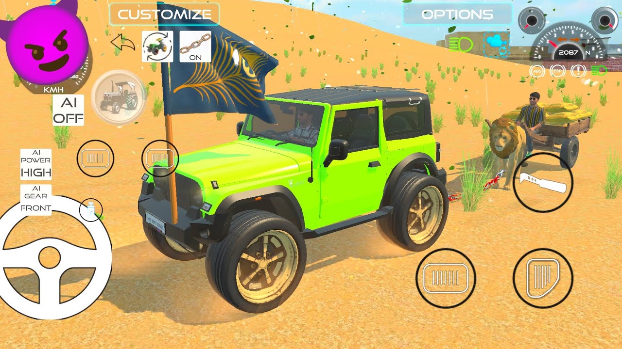 Thar Wala Car Game 🚗 | Indian Gadi Driving Game | Android Gameplay #live