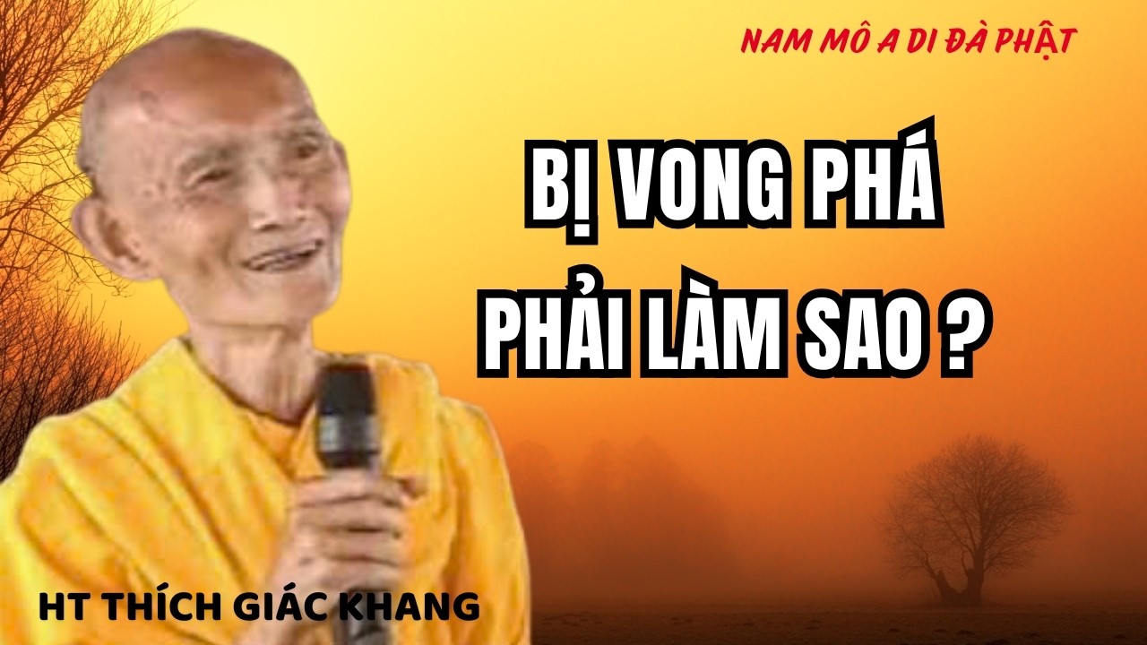 BỊ VONG PHÁ PHẢI LÀM SAO? HT THÍCH GIÁC KHANG #sưkhang