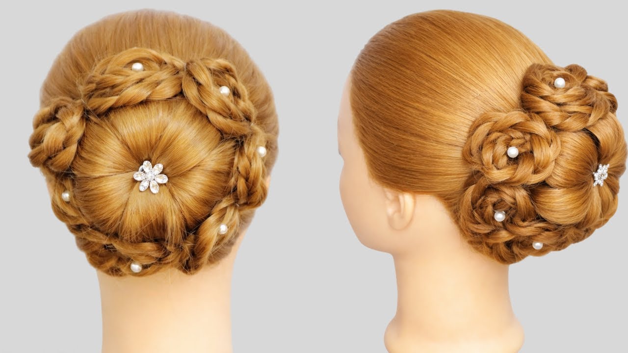 Latest Wedding Hairstyles for Women 2026 | Easy Bun Hairstyle Step by Step | Reception Hair Look