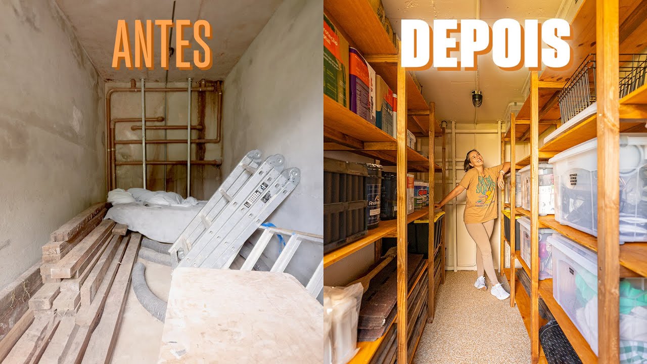 COMO REFORMAMOS O NOSSO DEPÓSITO! 👉 DO ZERO