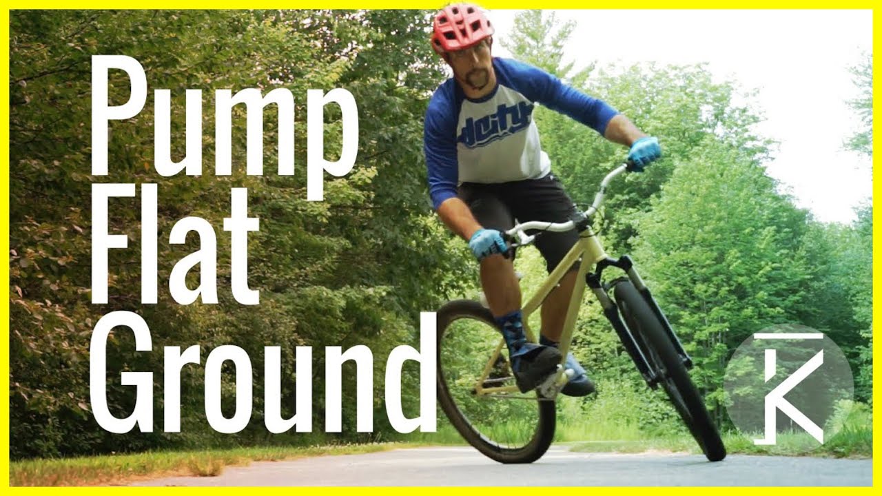 Generating speed without pedaling - Pumping flat ground | MTB | Skills with Phil