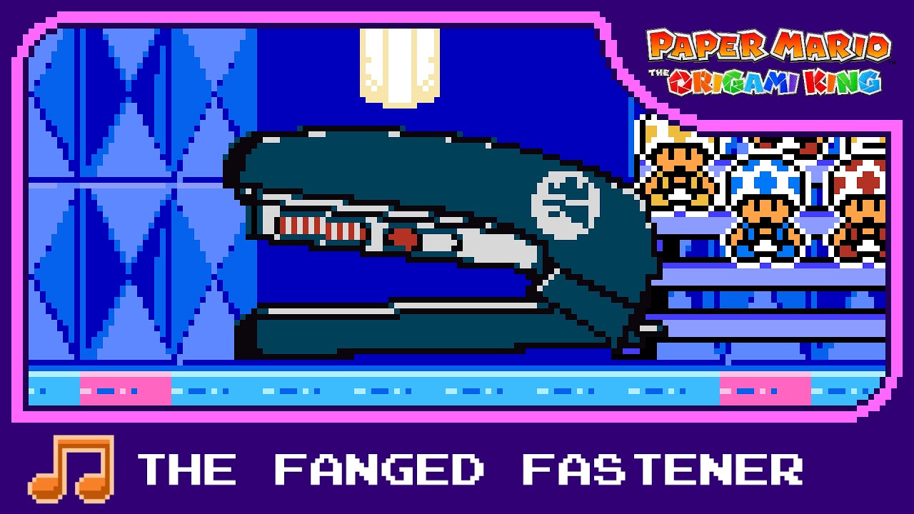 The Fanged Fastener (8-Bit Cover) - Paper Mario: The Origami King