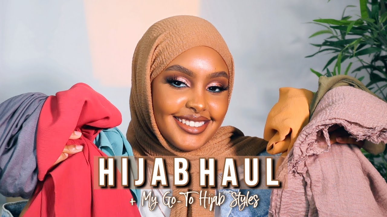 HUGE HIJAB HAUL + MY GO-TO HIJAB STYLES | Jasmine Egal