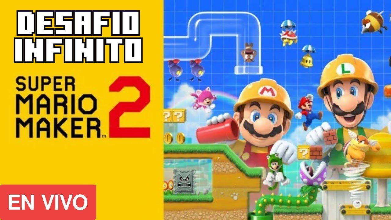 Desafio infinito normal/dificil - Mario Maker 2