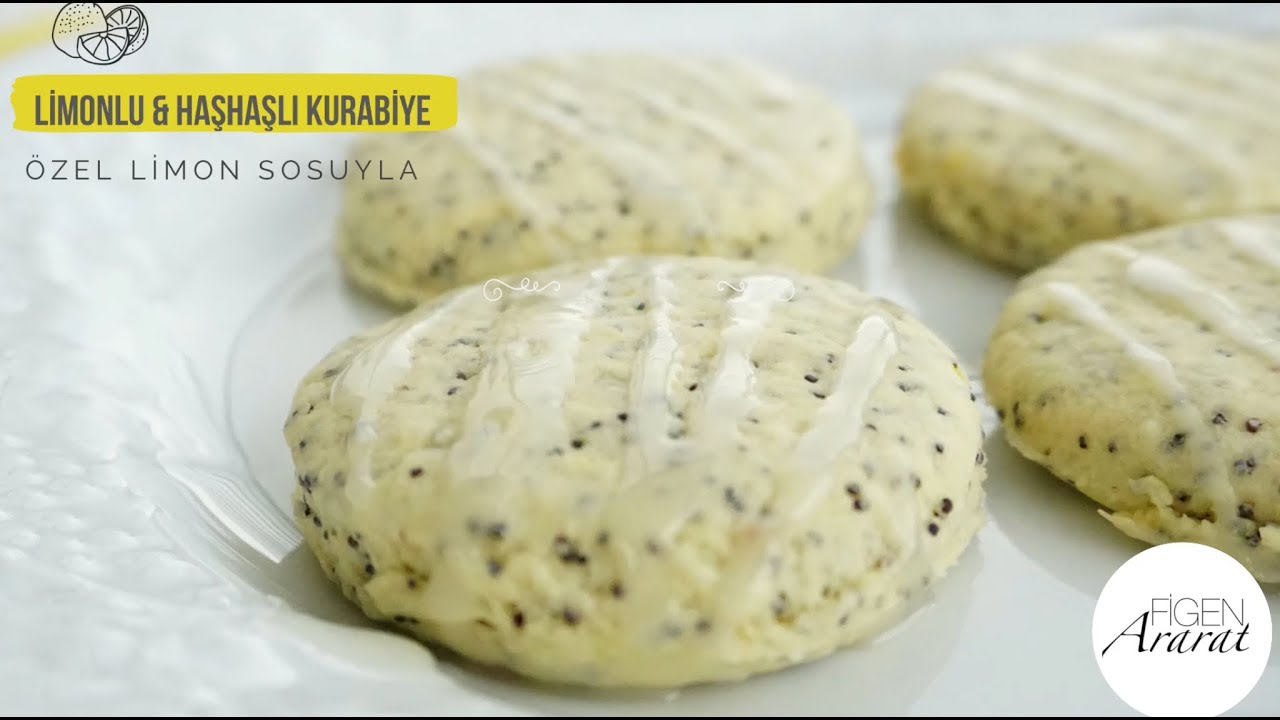 Sırrı sosunda ! Haşhaşlı limonlu kurabiye / kurabiye tarifleri / Figen Ararat