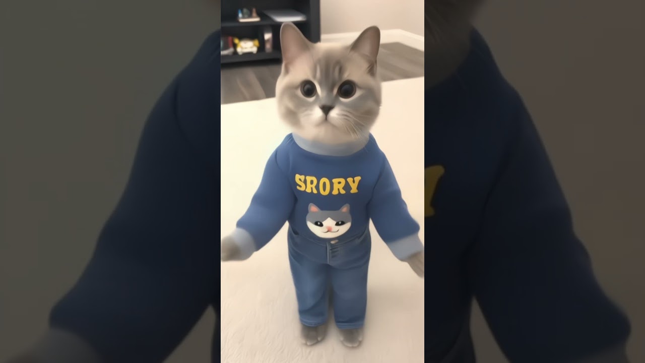 cat dance #cat #cute #dance #0064