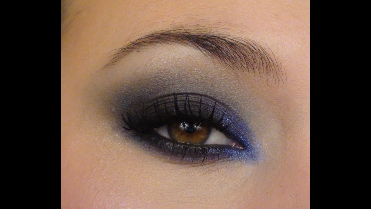 Bleu mat éclatant | Tutoriel maquillage (combinaison de fards : mats et irisés)