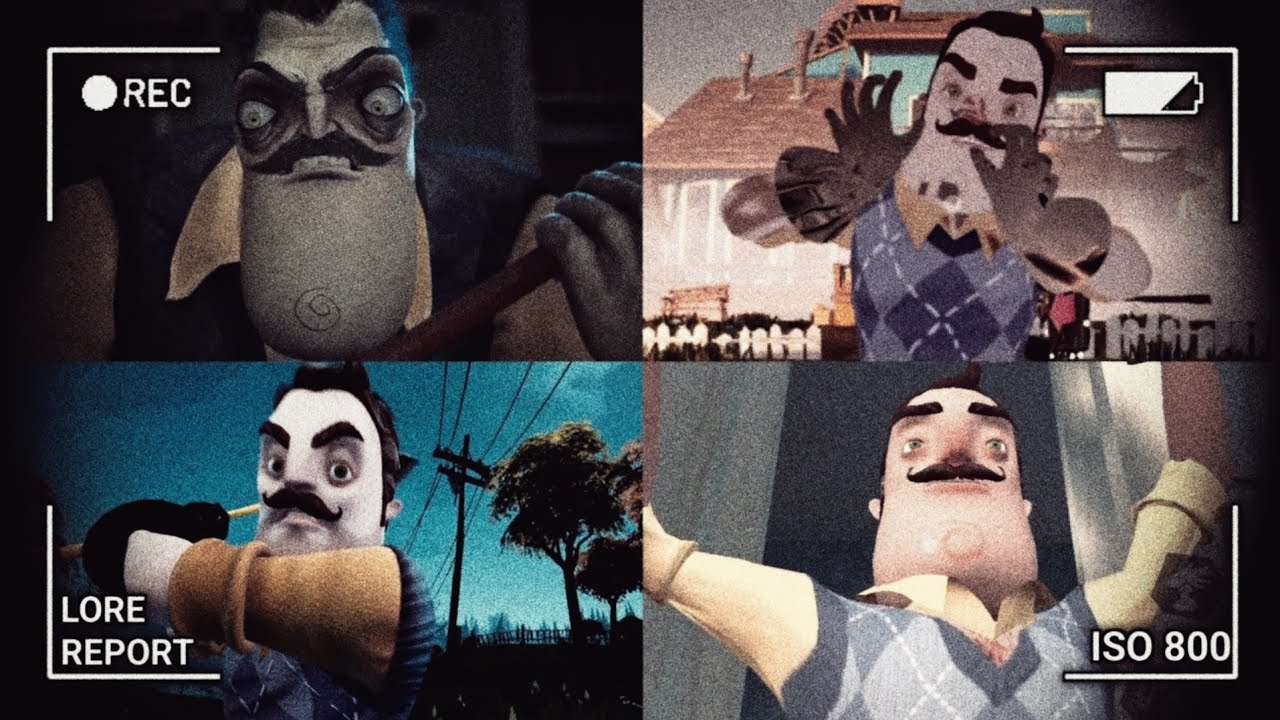 Hello Neighbor 1 2 3 Nicky's Diaries - First Jumpscare with Peterson (Comparison and Analysis)