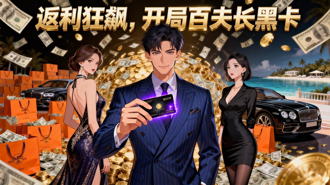 📢(最新完結)💥窮酸男變身神豪：無限額度黑卡在手，全台正妹都倒貼？💳💎【返利狂飙，开局百夫长黑卡】#drama #動漫 #二次元 #漫畫 #短劇 #動畫 #爽文